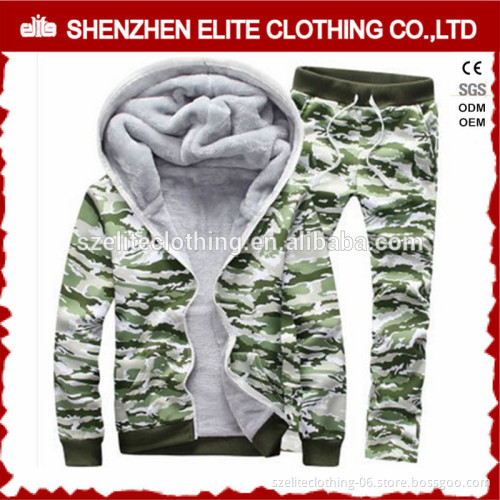 Fashionable Hot Sale Camo 3d sublimation Warm Tracksuits